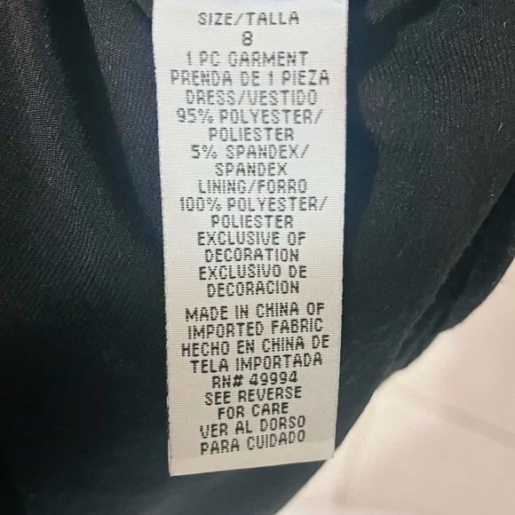 Beautiful 😍R&M Richards Empire Waist Black Sleeveless Sparkle Maxi Dress size 8 - Picture 8 of 15